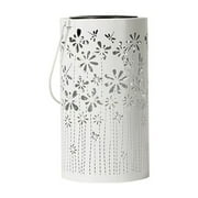 Solar Lantern Clearance Solar Lanterns Outdoor Hanging Lantern Lights-Hollowed-Out Metal Decor Lantern-Led Decorative Garden Light - Delicate Garden Decoration for Patio White